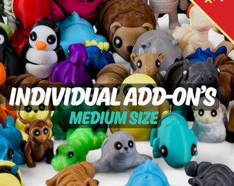 Medium Chunky Articulated Critterz | Size (1.1" - 2.8") | Kawaii Collection | Pocket-Sized Cuteness