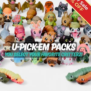 Custom Bundle Lifelike Pocket Pets | Choose Your Realistic Animals ( 3 Sizes Available image 1