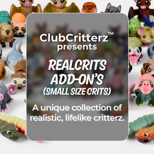 Small Realistic Lifelike Articulated Pocket Critterz | Size (0.75" - 1.5") | Individual Animals image 2