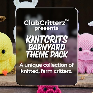 Barnyard Fidget Toys | 3D Printed Knit-Textured Farm Animals | Cow Alpaca Owl Pigs Chicken Horse Goat | Sensory Play | 8-Piece Collection image 2