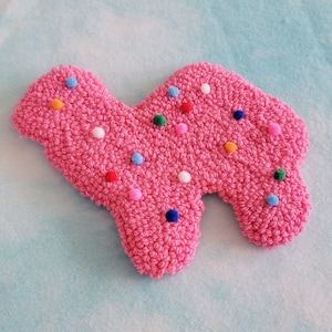 Punch Needle Frosted Circus Animal Cookie - Camel - Cute Dopamine Decor Tufted Wall Art