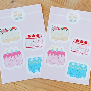 Cutie Cakes Sticker Sheet 4 stickers image 8