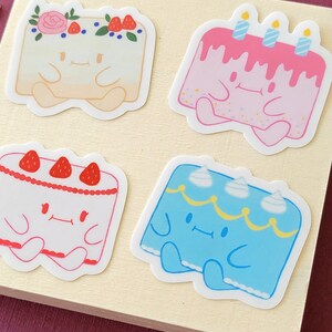 Cutie Cakes Sticker Sheet 4 stickers image 5