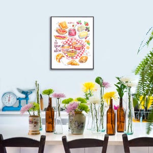 a table topped with lots of vases filled with flowers