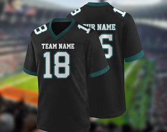 Benutzerdefinierte Philadelphia Football Jersey Personalisierte Uniform Team Name Anzahl Logo Shirt Kleidung Männer Frauen und Kinder Spieltag Outfit
