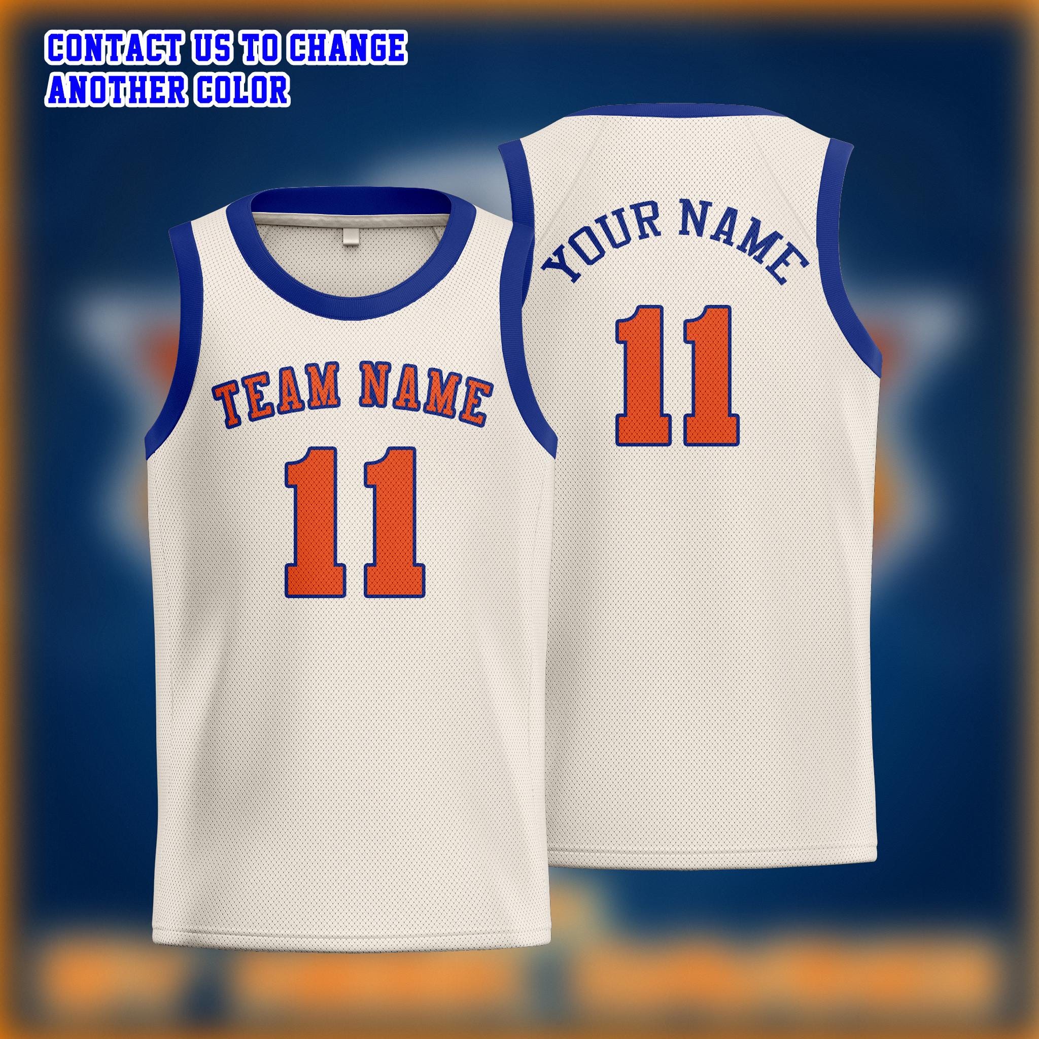 Discover Custom Basketball Jersey Personalized Uniform Team Name Number Logo New York Shirt
