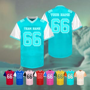 Custom Football Jersey Personalized Stitched Team Name Number Design Sports Shirt for Men Women Youth
