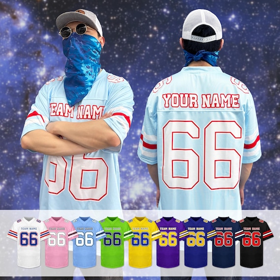 Custom Football Jersey Personalized Football Shirt Stitched Team Name Number Customized Uniform Fans Gift for Men Women Youth