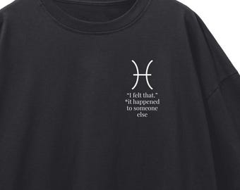 Pisces - Loose Drop Shoulder T-Shirt