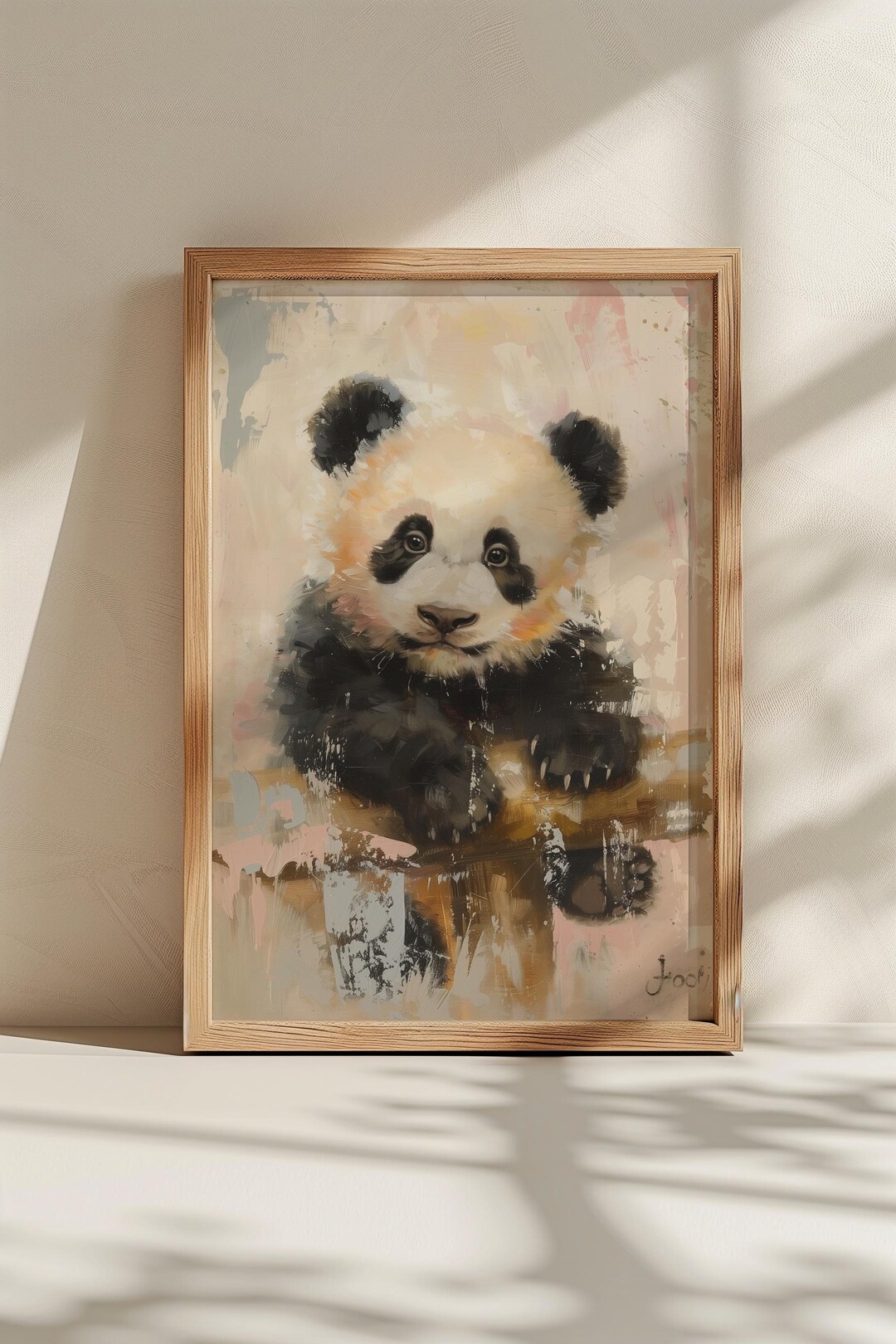 Panda Nursery Wall Art – Baby Animal Printable for Kids Décor - Etsy
