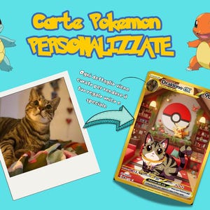 Carta Pokémon Personalizzata – Regalo Unico e Divertente per Amanti dei Pokémon