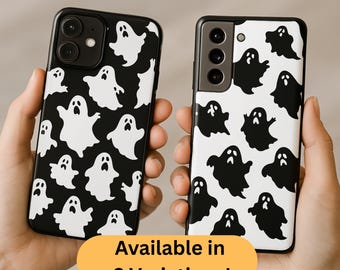 Ghost Halloween Phone Case: Protective iPhone & Galaxy Cover