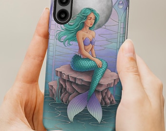 Mystical Mermaid Phone Case: Fantasy Ocean Art, iPhone & Samsung
