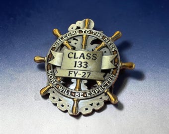 Navy Chief Class 133 FY-27 Challenge Coin