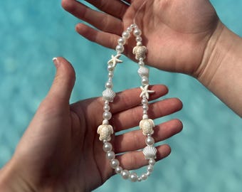 Coastal Pearl Phone Charm
