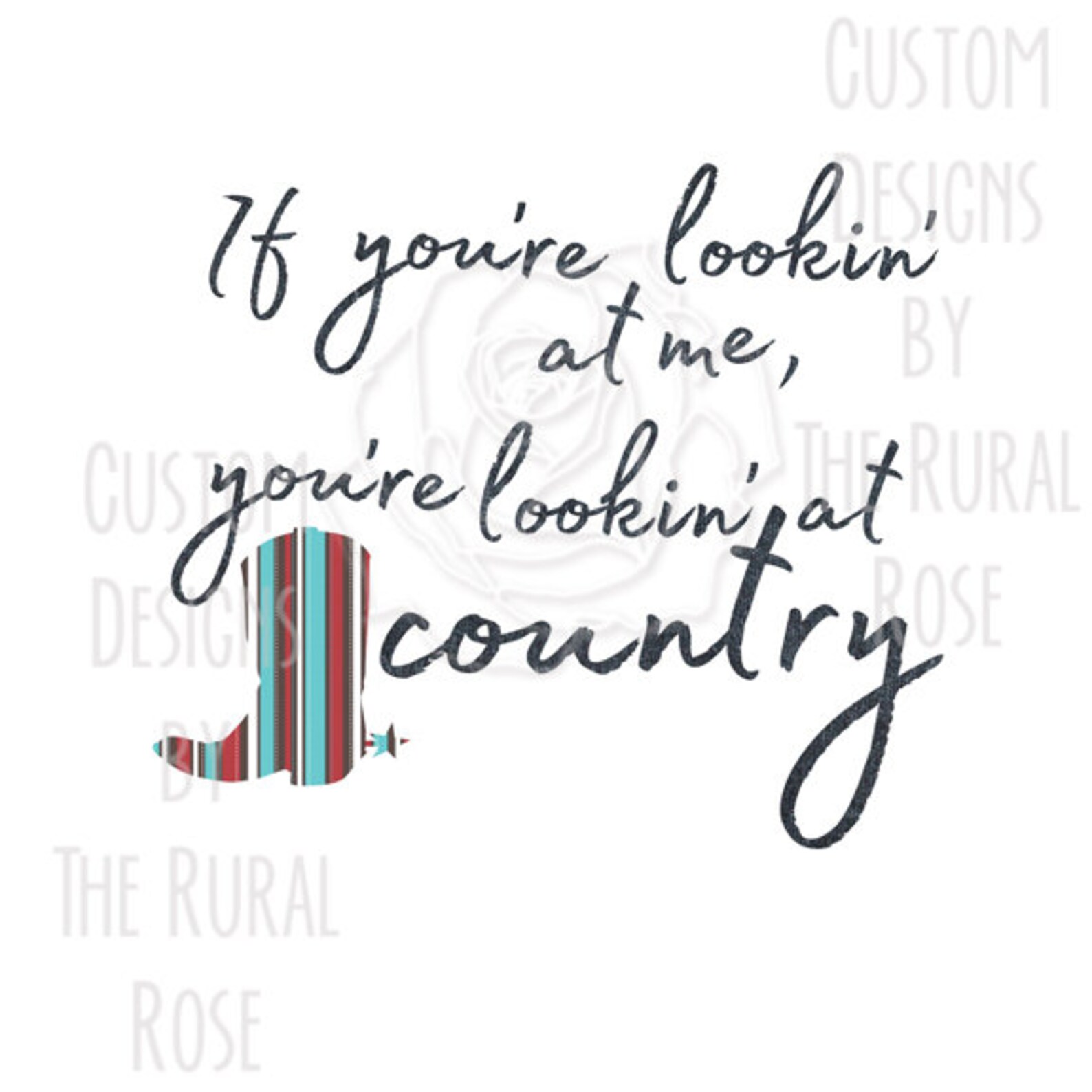 Lookin at Country. Cowgirl Shirt. Western Boutique. Boutique Etsy