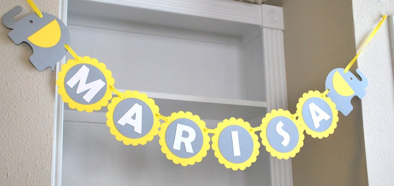 Baby Shower Banner Elephant Baby Shower Banner Baby Yellow Etsy Baby Shower Banner Elephant Baby Shower Banner Baby Yellow Etsy