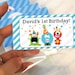 Monster Treat Bags, Monster Party Goodie bags, Personalized party bags A1057