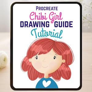 Chibi Procreate Drawing Guide, Step by Step Tutorial, Cute Children  Beginner Illustration Drawing Guide, Girl Art, Procreate Beginners M037