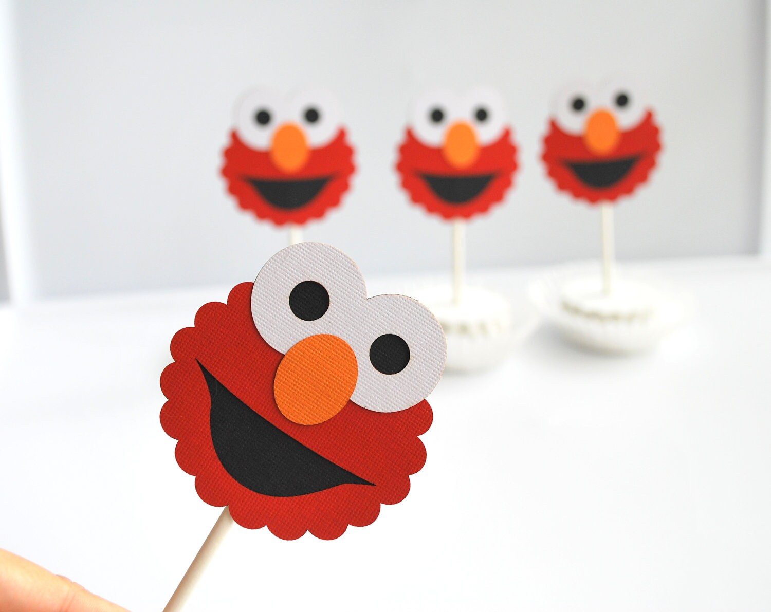Elmo Cupcake Toppers Free Printable Elmo Sesame Stree vrogue.co