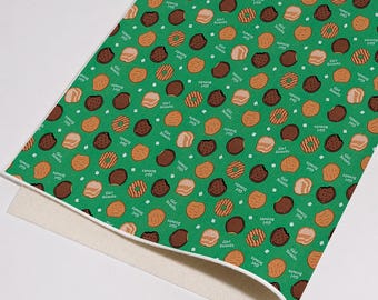 Girl Scouts Cookie Print Faux Leather Sheet, Synthetic Craft Fabric, DIY Supply for Hair Bows, Earrings, Keychains, Handmade Accessories