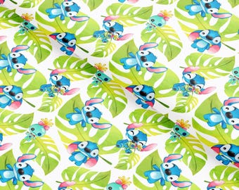 Green Leaves And Stitch Faux Leather Sheets,11.8”X7.8"/19"X51",Leather Crafts