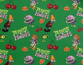 Plants vs. Zombies Faux Leather Sheets,11.8”X7.8"/19"X51",Leather Crafts