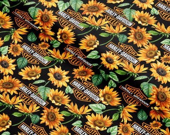 Sunflower Flowers Faux Leather Sheets,11.8”X7.8"/19"X51",Leather Crafts