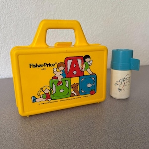 Vintage Fisher Price Lunch Box & Thermos 1979