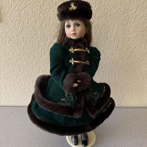 duck house heirloom dolls green dress Dolls Shop By Colours
