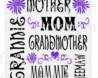 Download Birthday Diva and Diva's Entourage T Shirt Designs SVG