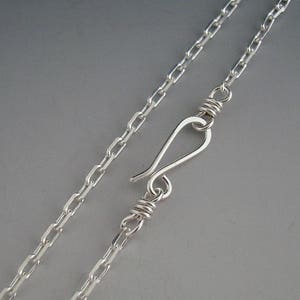 Silver Box Chain, Sterling Necklace Chain, Diamond Cut Box Chain, Chain For Light or Medium Pendants, Custom Made Chain