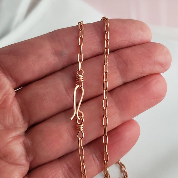 Copper Chain CN606G $26 to $34. Available in 16 to 30 inch lengths 3//16 wide