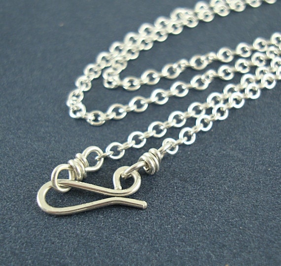 Cable Chain Silver Chain Necklace Chain Handmade Clasp Etsy