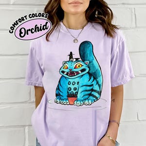Limited Comfort Colors Demon Hunters Tiger Shirt, Tiger demon Fan T-Shirt, Derpy Tiger Shirt