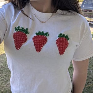 Strawberry Patchwork T-Shirt