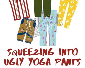 Covid Christmas DO NOT DISTURB Holiday Printable - Ugly Yoga Pants