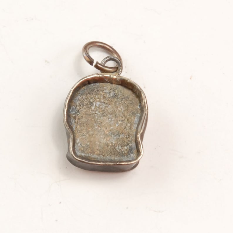 AM626 Brass Ganesh Amulet Pendant with Patina