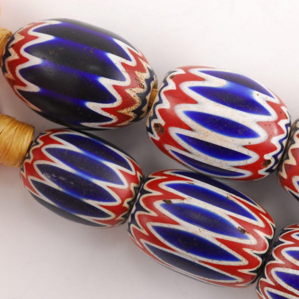 Collectible 6 Layer Chevron Beads from 1700's Venice 2-O
