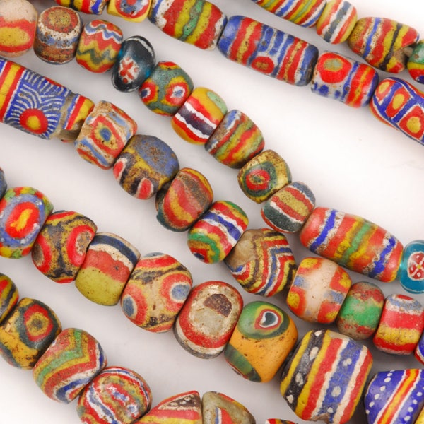 Collectible Kiffa Glass Beads from Mauritania 2-Z