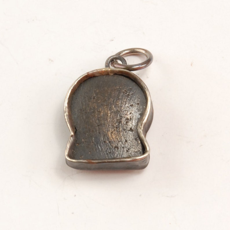 AM626 Brass Ganesh Amulet Pendant with Patina