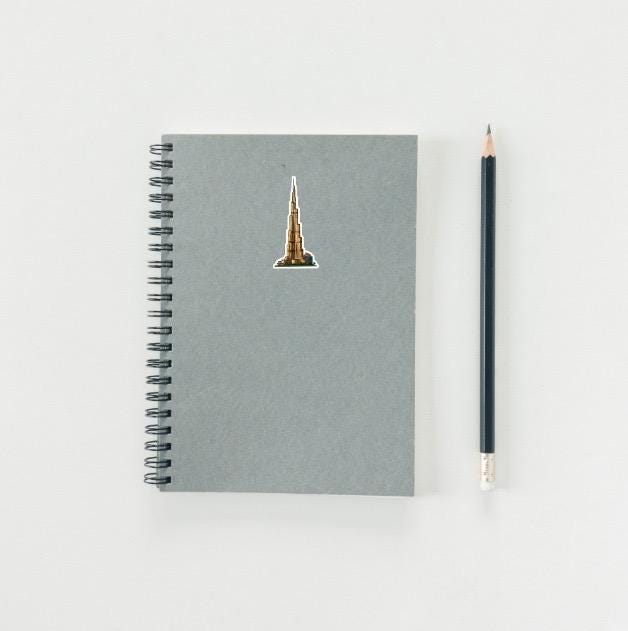 2 X 10 Cm Dubai City Pegatinas De Vinilo - Bandera EAU Refrescan El Equipaje Portátil # 17644 (10 Cm De Ancho