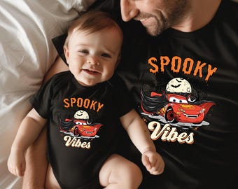 Lightning McQueen Halloween Shirt, Retro Radiator Springs Cars Movie Halloween,  Disney Halloween Trip, Halloween Party, Halloween Gift a188