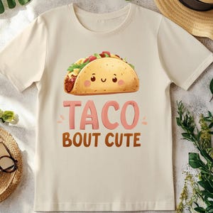 Taco Bout Cute Shirt, Taco Bodysuit, Cute Onesies, Funny Taco Baby Clothes, Mexican Baby Onesie, Baby Shower Gift, Funny Baby Bodysuit K33
