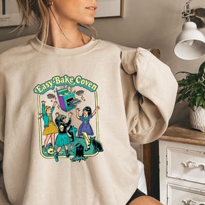 Easy Bake Coven Halloween, Halloween shirt, , Retro Vintage Halloween 90s, Halloween Sweatshirt, Halloween town Hoodie, Spooky Season tee 17