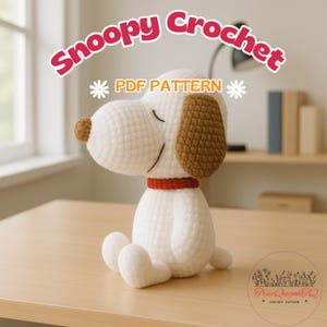 Süßer Hund Amigurumi Häkelanleitung - PDF Datei für Anfänger DIY Plüschtier