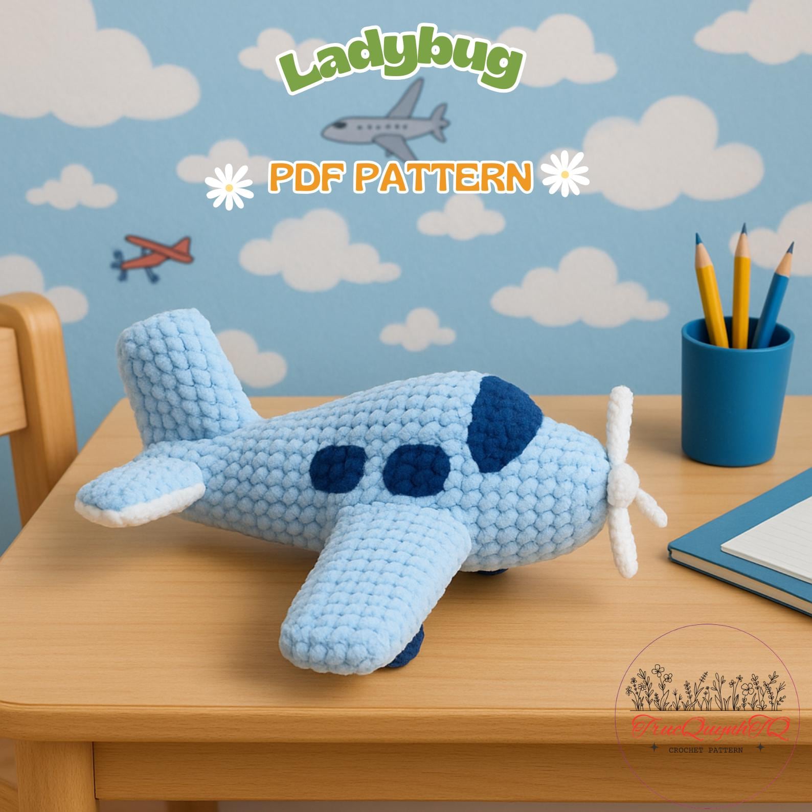 Crochet airplane pattern - Etsy 日本