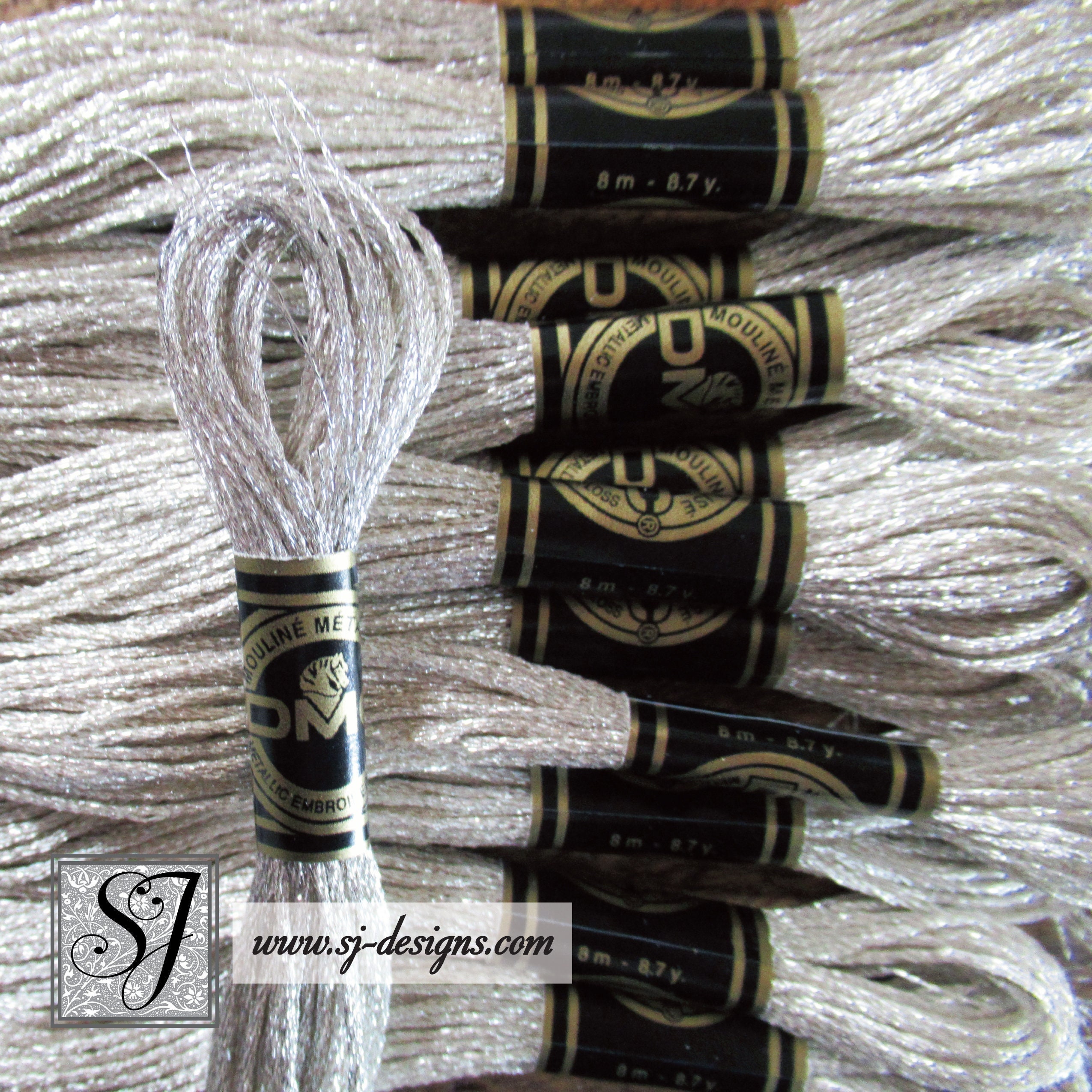 Metallic Embroidery Floss, Thread, Metallic Cross Stitch Thread, Silver  Floss, Gold Floss, Glitter Floss, Glitter Thread, Floss Metallic 