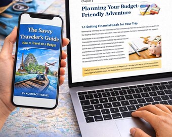 Cheaper Travel Ebook | Money-Saving Strategies, Hacks, Tips (Digital Download)