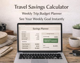 Travel Savings Calculator | Weekly Trip Budget Planner